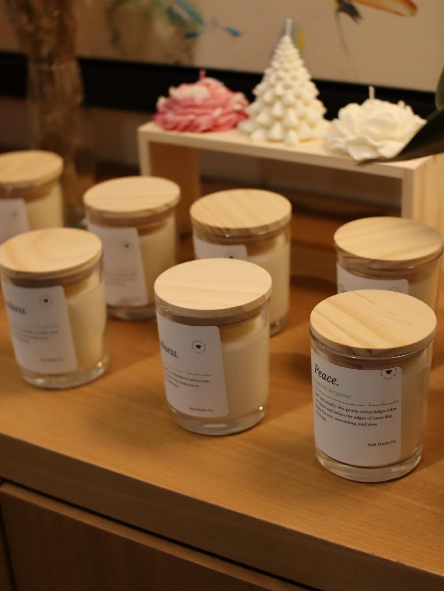 Soft Hush candle collection